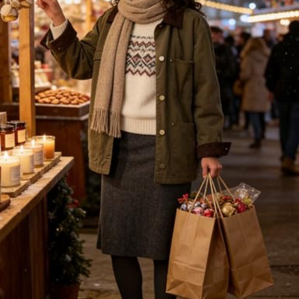 Oversized Utility Barn Jacket Vintage Workwear Corduroy Collar Casual Coat - Picture 7 of 8